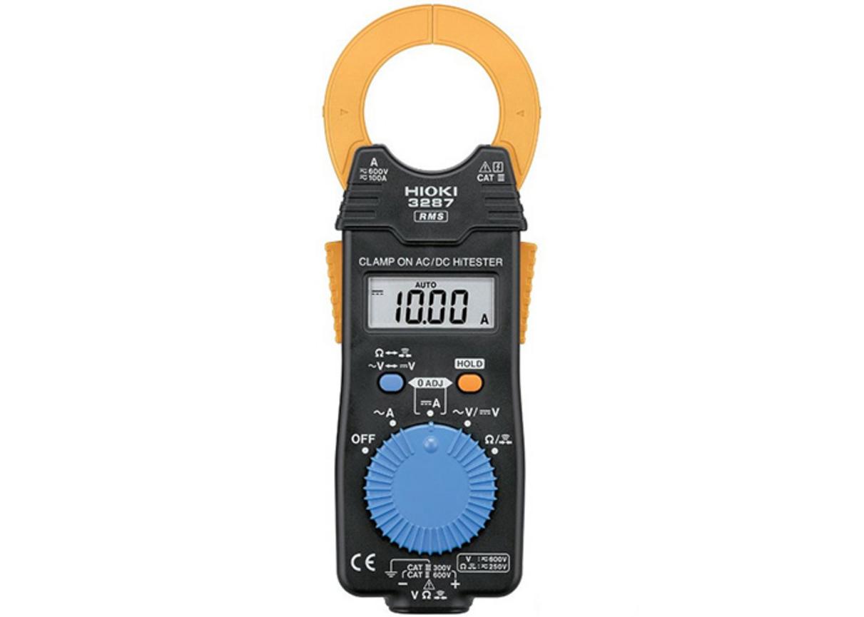 Ampe kìm Hioki 3287: True RMS, nhỏ gọn cho khu vực tủ điện chật
