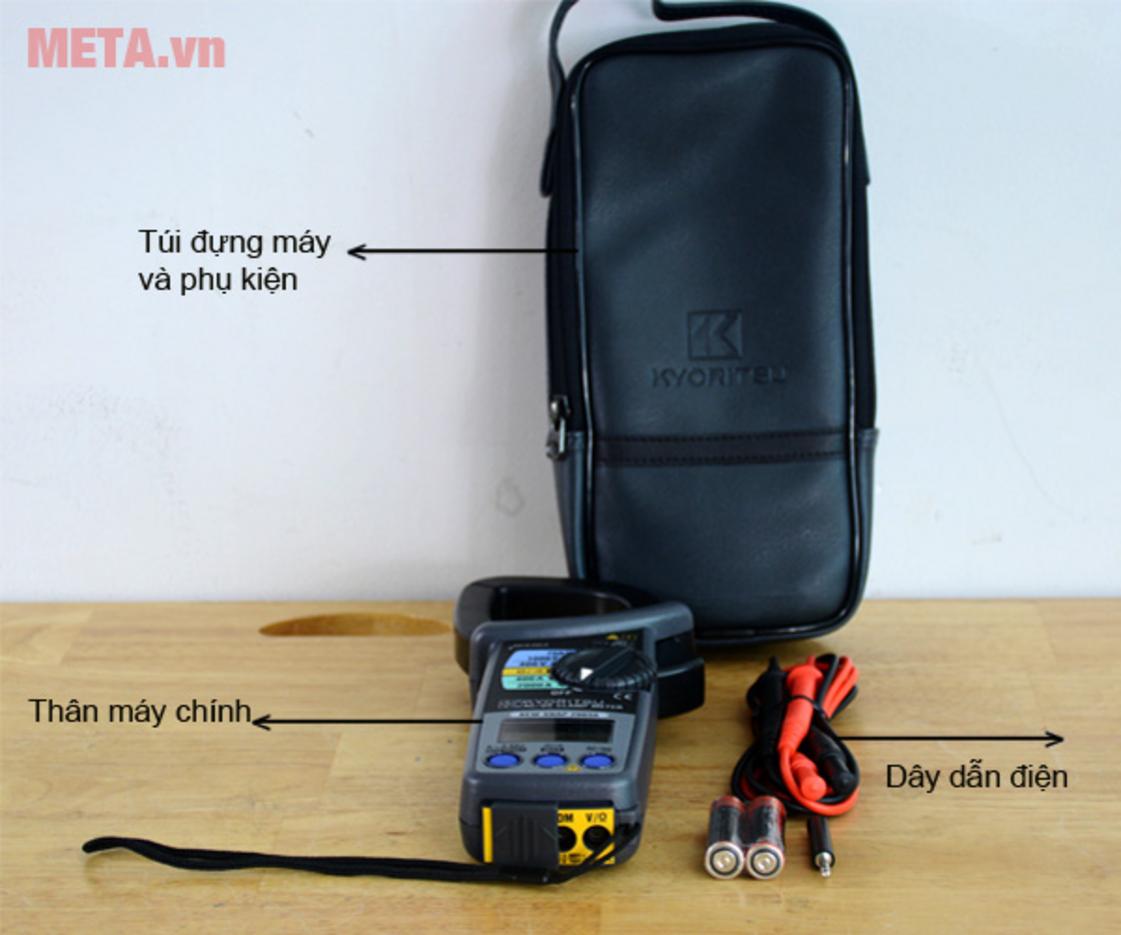 Dải đo tới 2000A giúp đo dòng lớn mà không ngắt mạch.