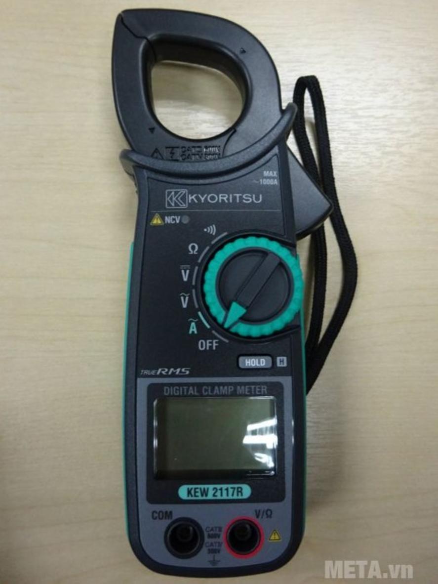Đo tới 1000A với hàm kẹp Ø33 mm