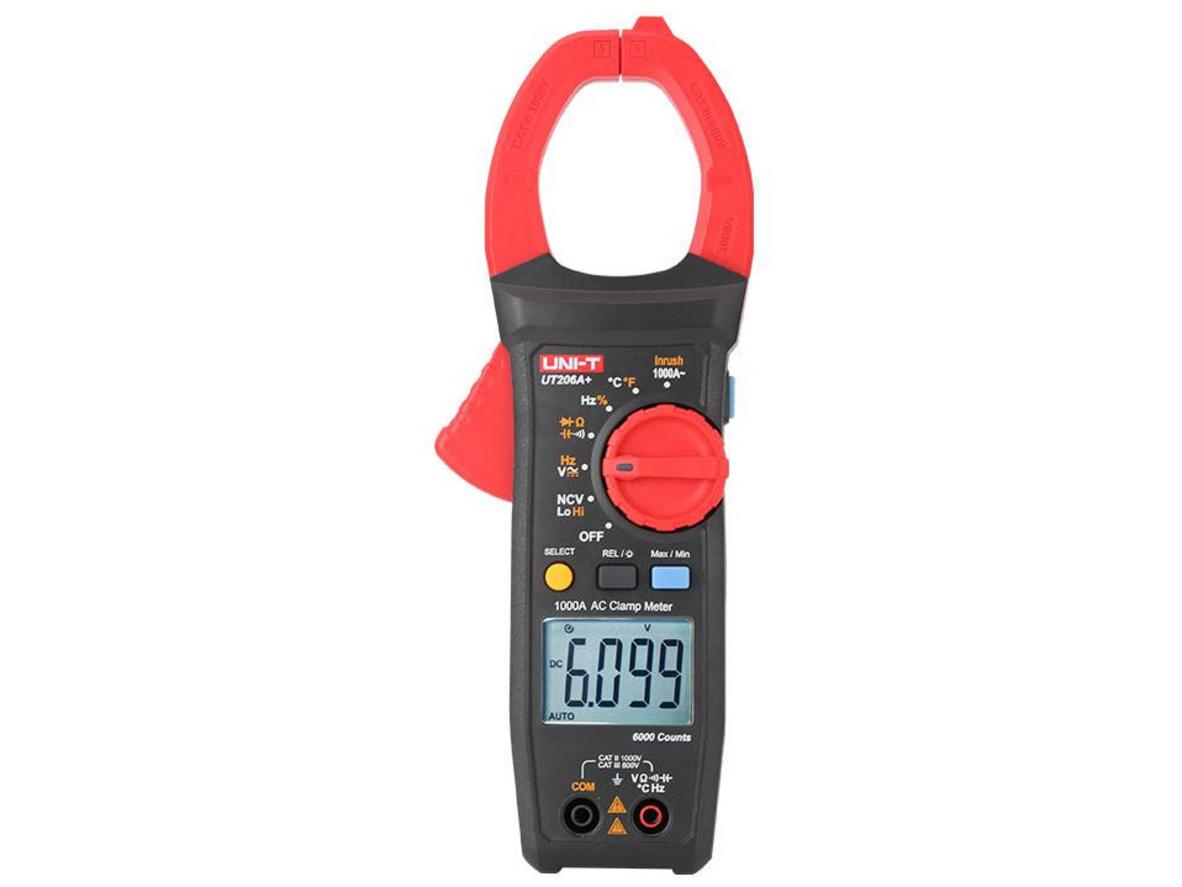 Tổng quan Ampe kìm Uni-T UT205A+ (1.000A AC, 1.000V AC/DC)