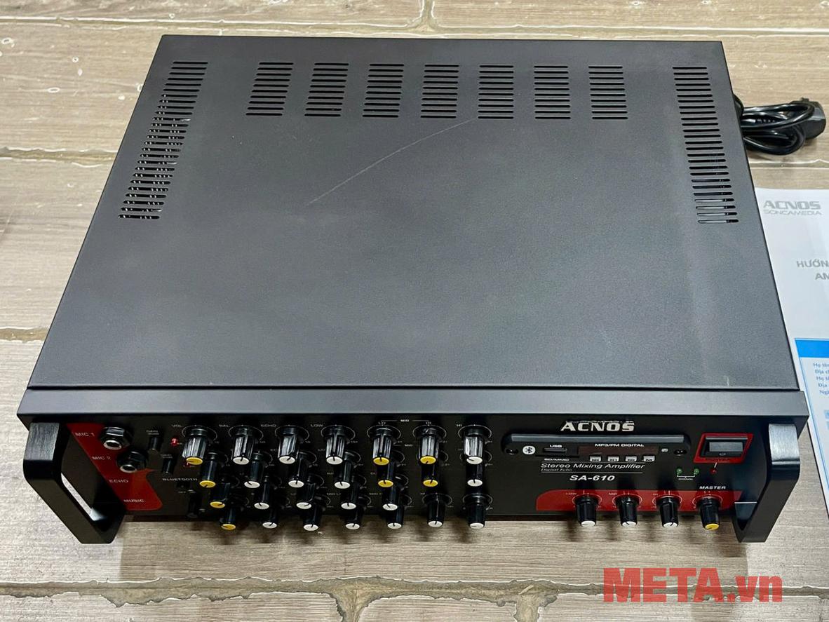 Công suất 180W x 2 phù hợp phòng 20–40m²