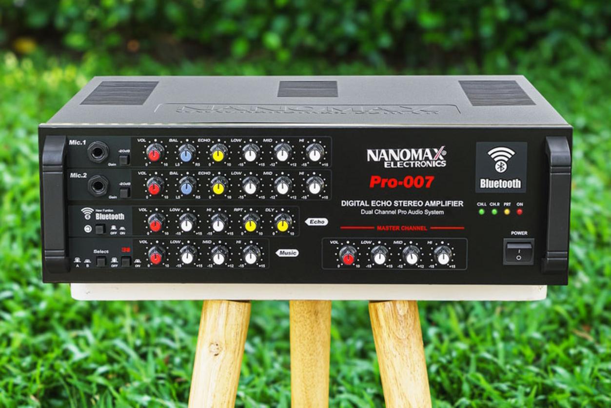 Công suất và số sò của Amply Karaoke Nanomax - ẩn