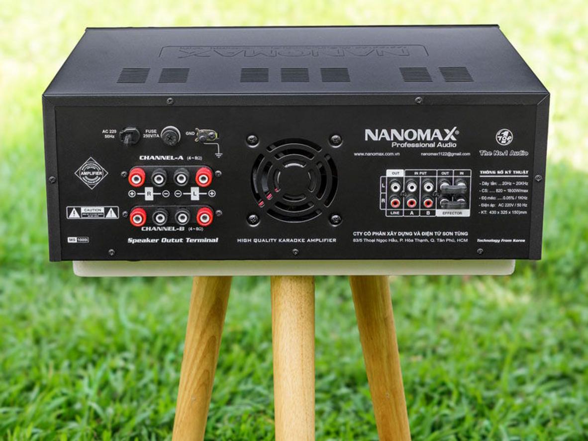 Equalizer 10-band giúp tùy chỉnh âm sắc theo phòng.