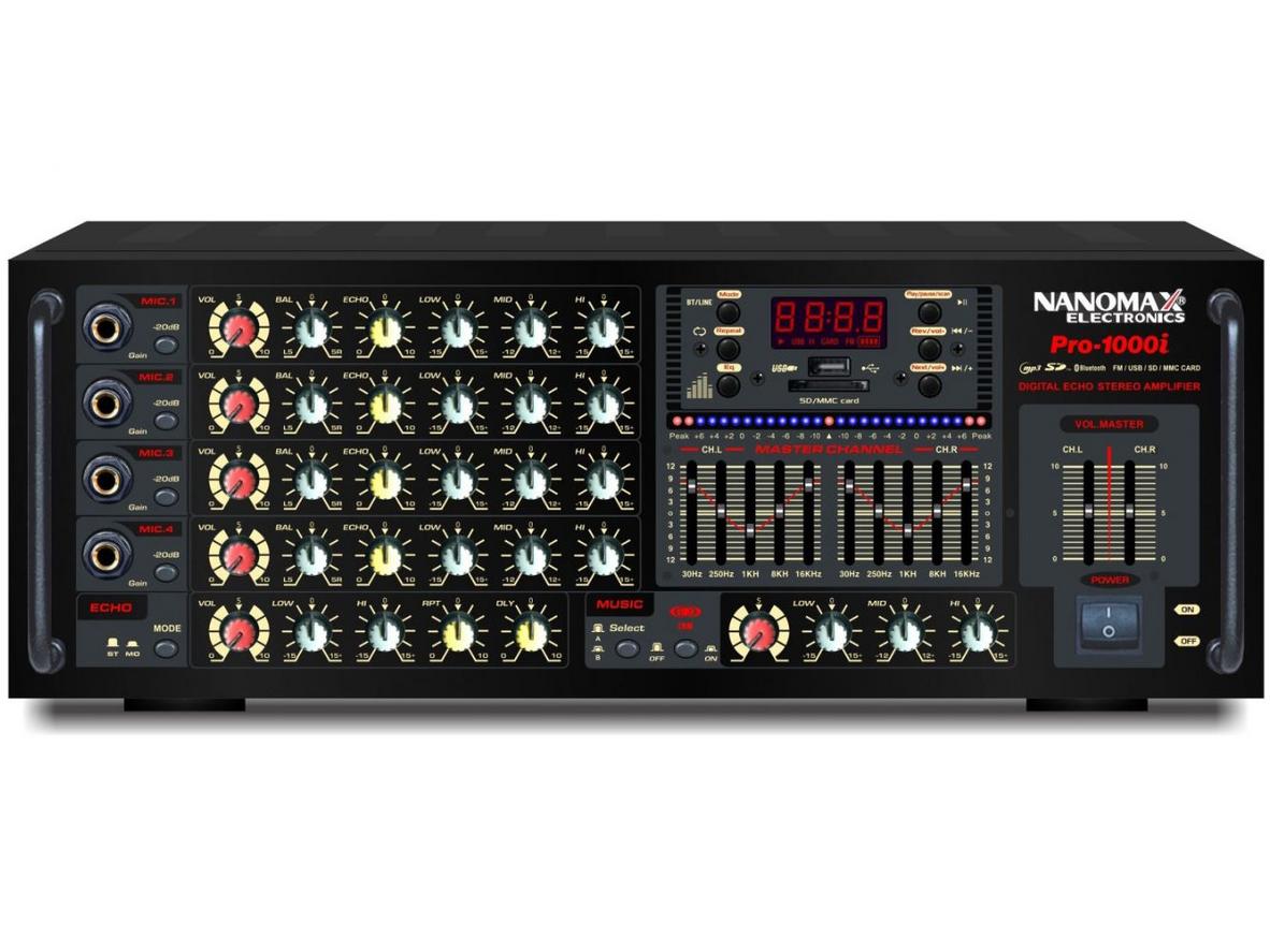 Tổng quan Amply Karaoke Nanomax Pro-1000i