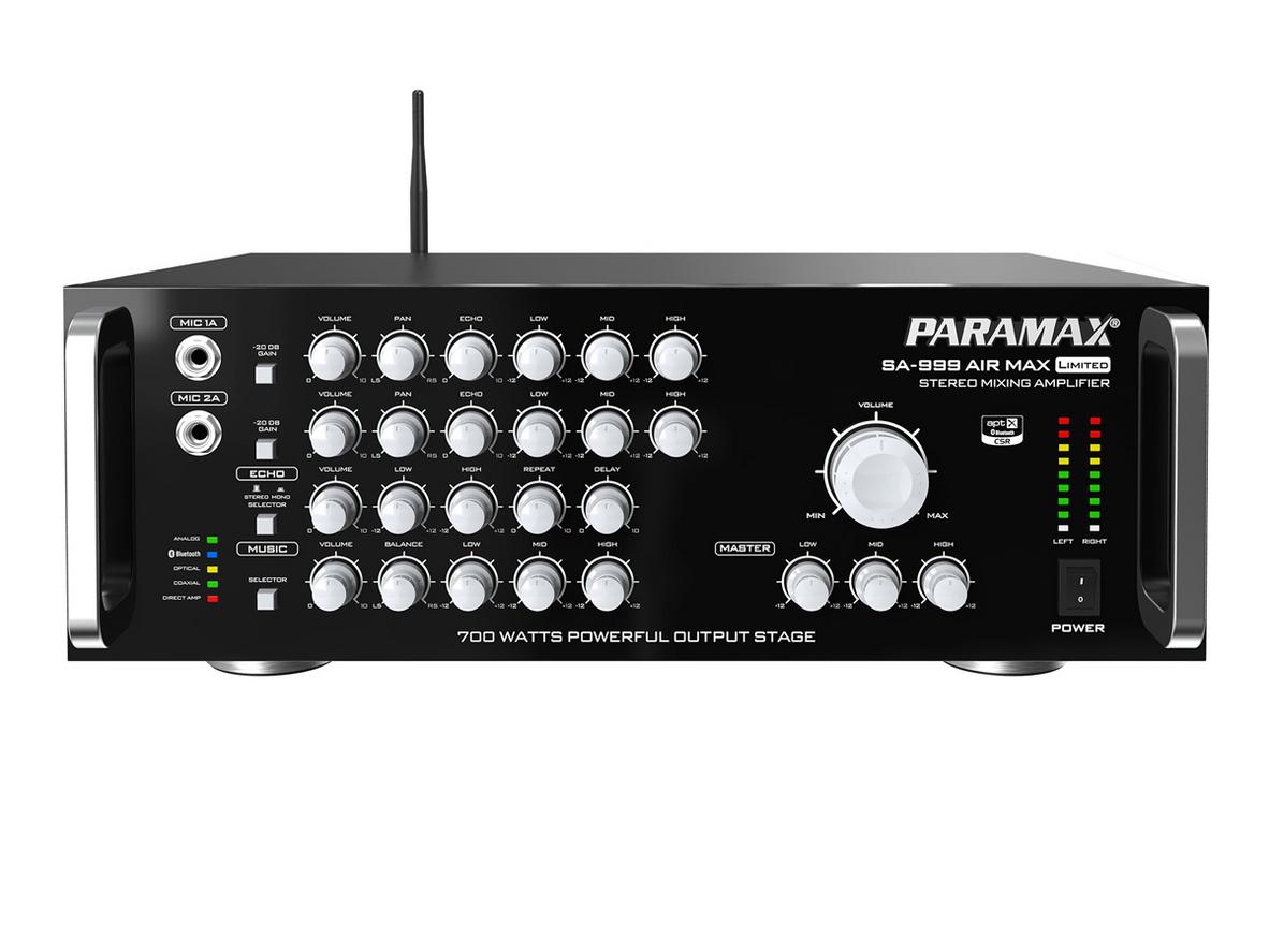 Tổng quan Amply karaoke Paramax SA-999 Air Max Limited