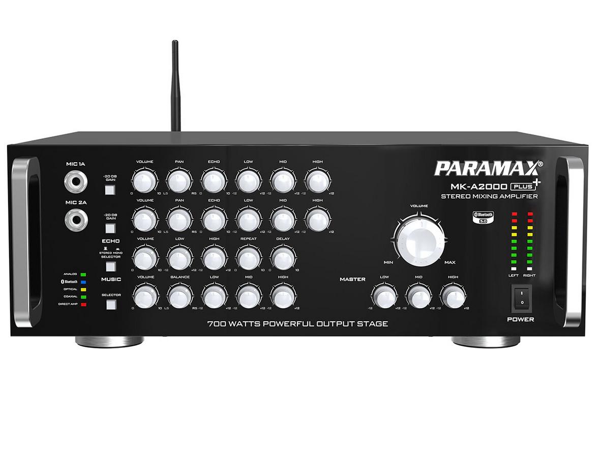 Tổng quan Amply karaoke tích hợp Paramax MK-A2000 Plus