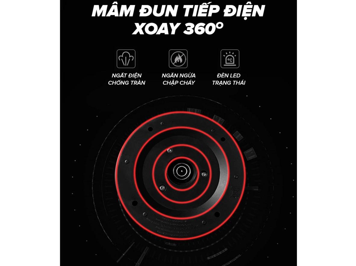 Tự ngắt & chống cạn — an tâm cho gia đình.