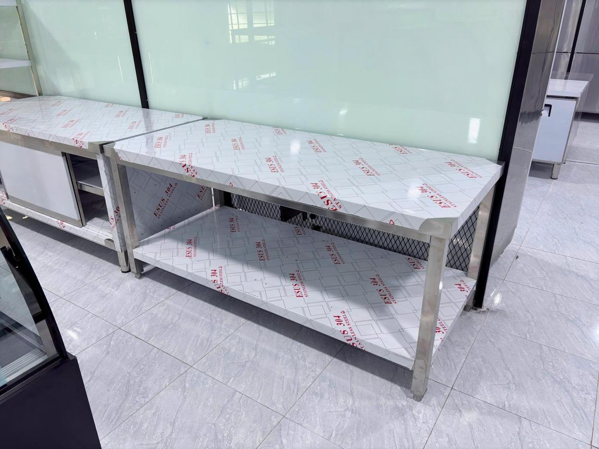Tổng quan Bàn Inox 2 Tầng Công Nghiệp 1M5