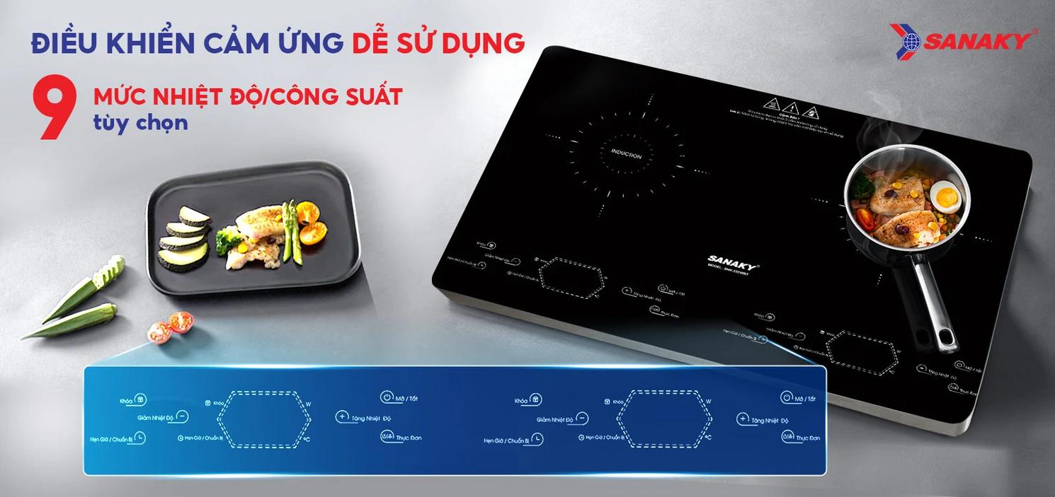 Bảng cảm ứng trực quan, thao tác nhanh chỉ với một chạm.
