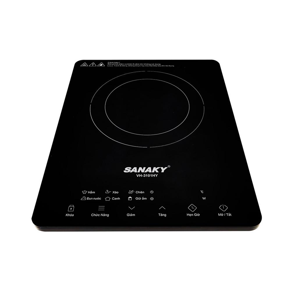 Bảng điều khiển cảm ứng với 6 chế độ nấu.