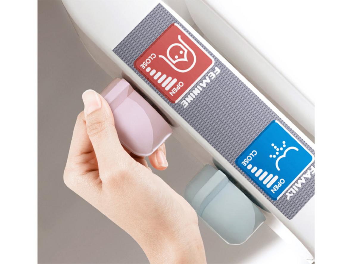 Bệ ngồi 3D công thái học, dễ vệ sinh.