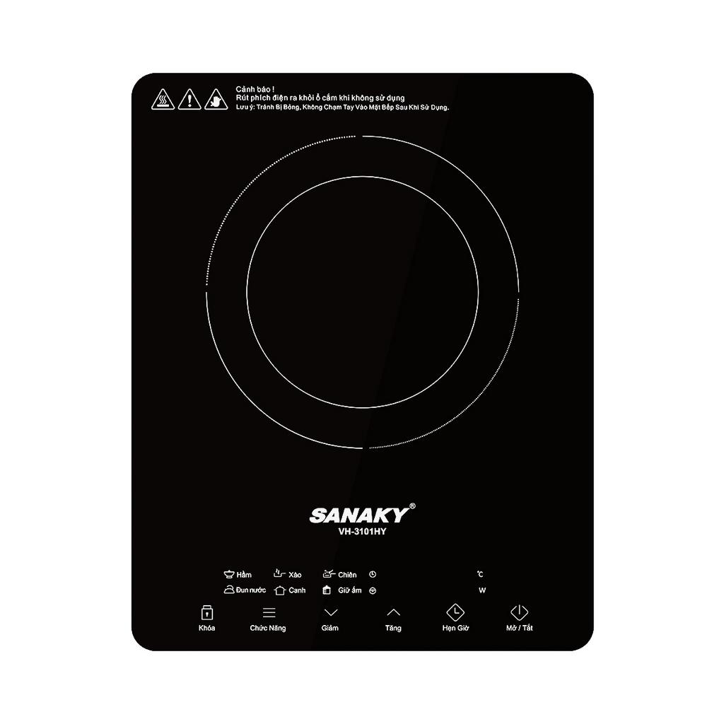 Hero image: Bếp Từ đơn Sanaky VH-3101HY trên kệ bếp.