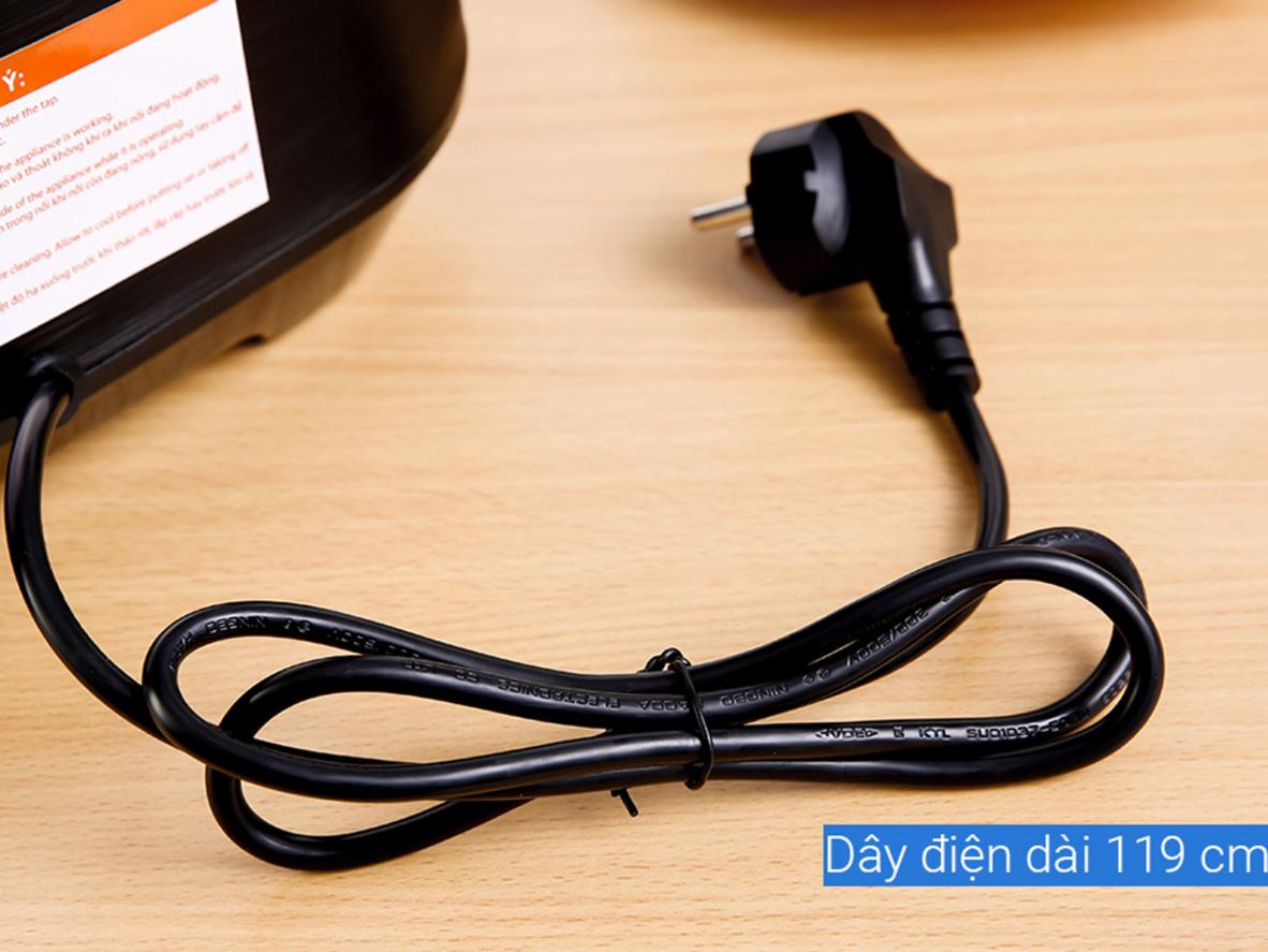 Lòng nồi phủ Greblon dễ vệ sinh, bền bỉ