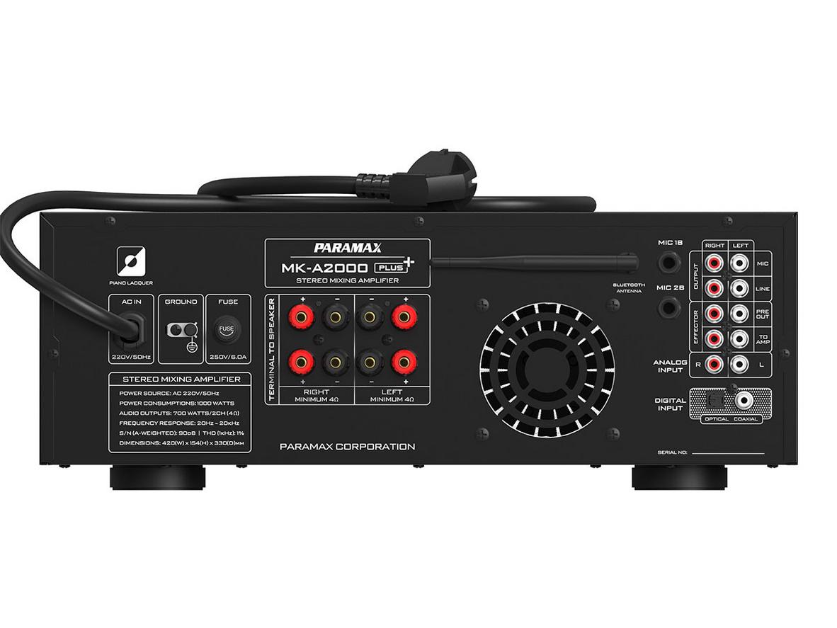 Bluetooth 5.0 và cổng Optical/Coaxial cho kết nối linh hoạt