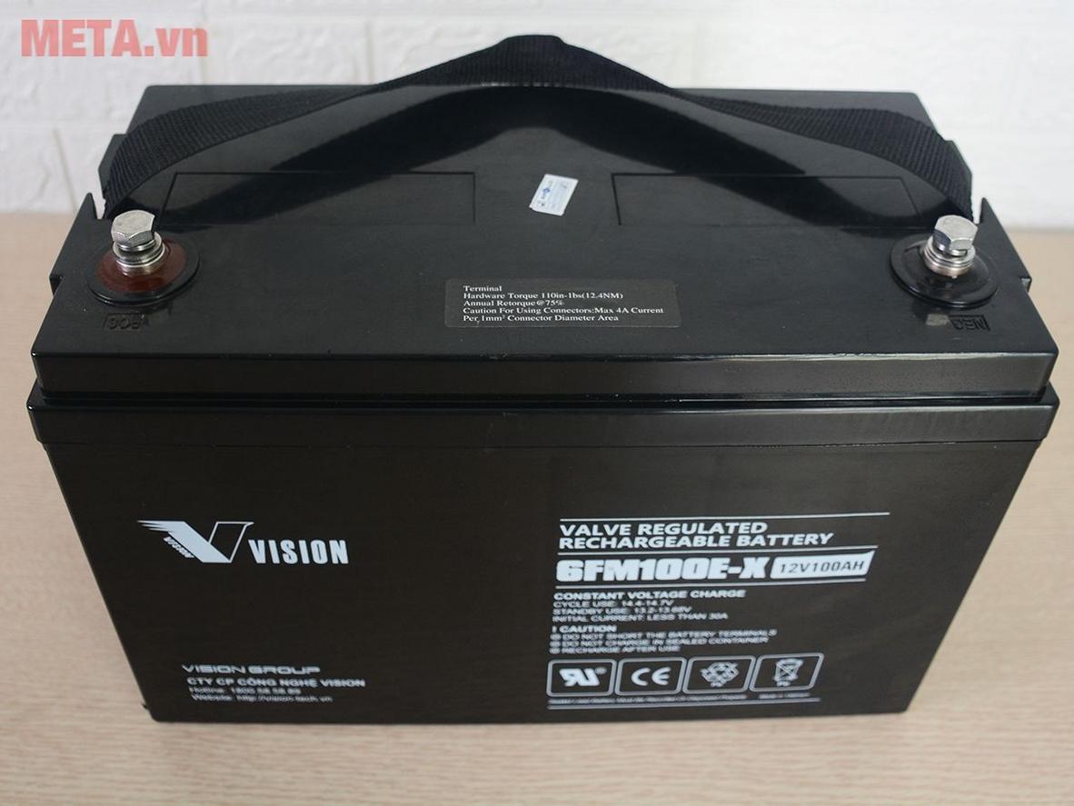 100Ah (10‑hr) — thời gian vận hành tham khảo cho hệ UPS thông dụng.