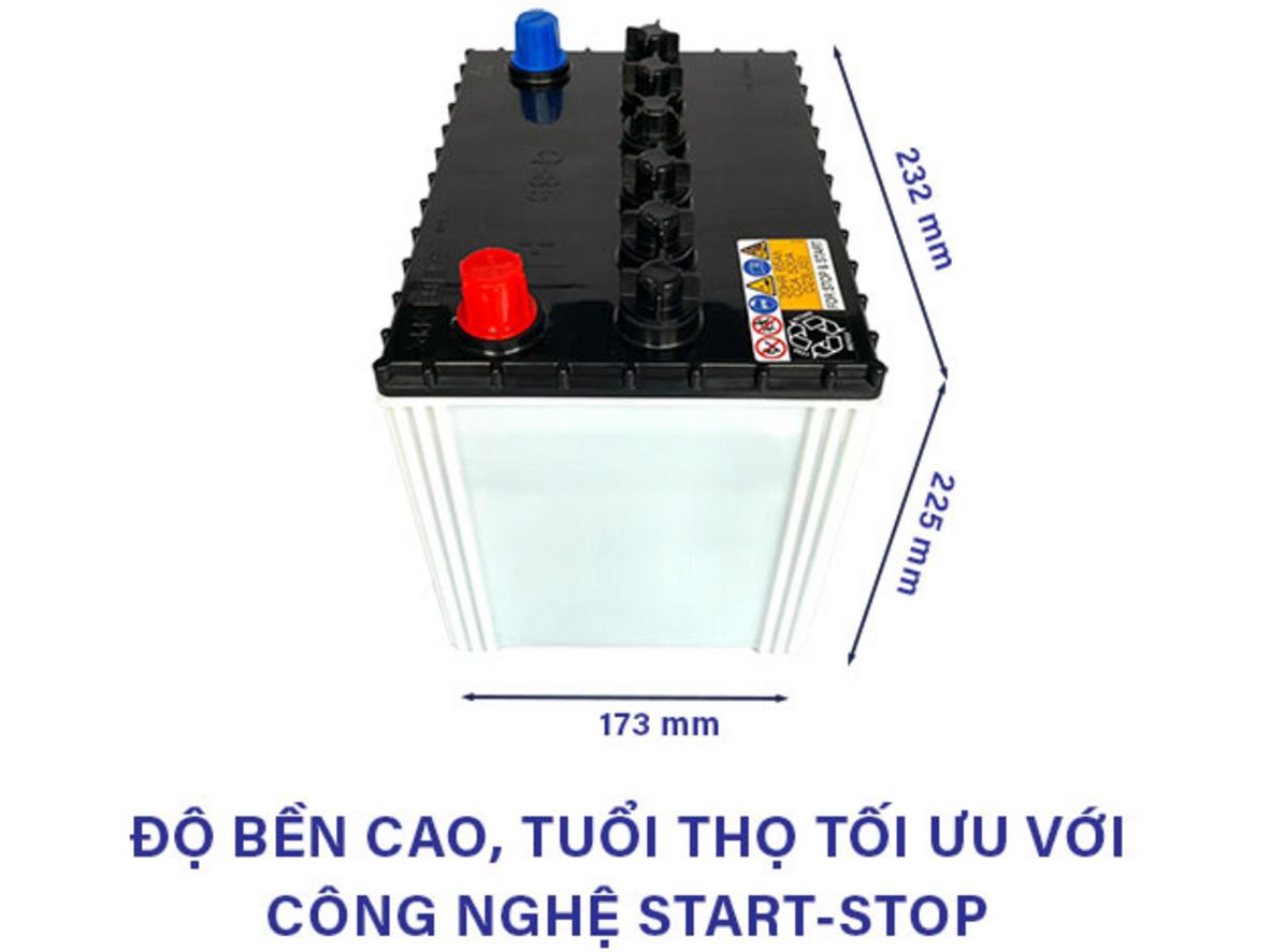 CCA ~520A — đủ mạnh cho xe Mazda và Start‑Stop.