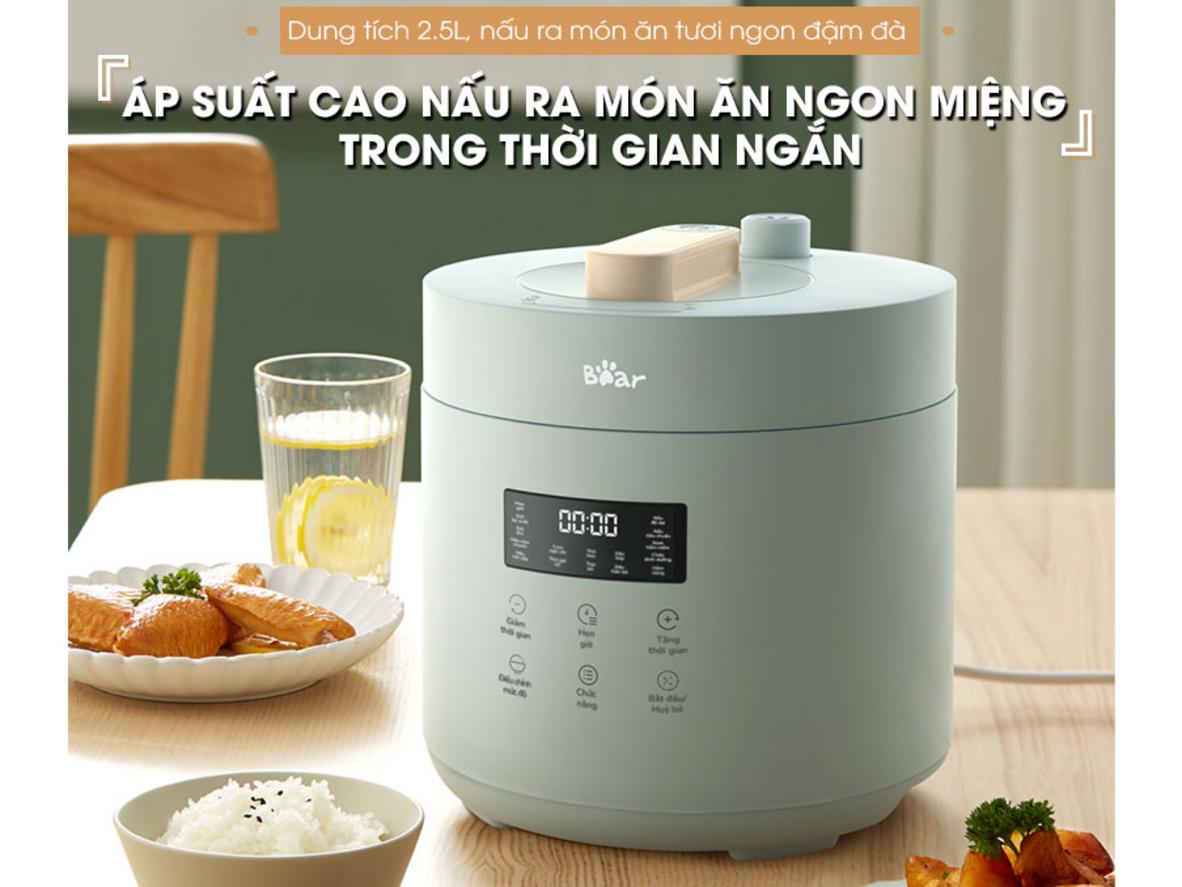 16 chế độ nấu và hẹn giờ 24h