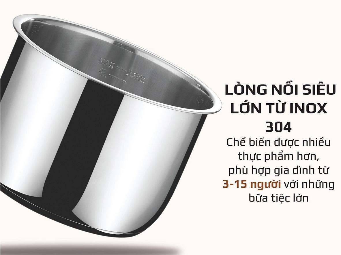 Công suất 1000W và hẹn giờ 24h Olivo PC60