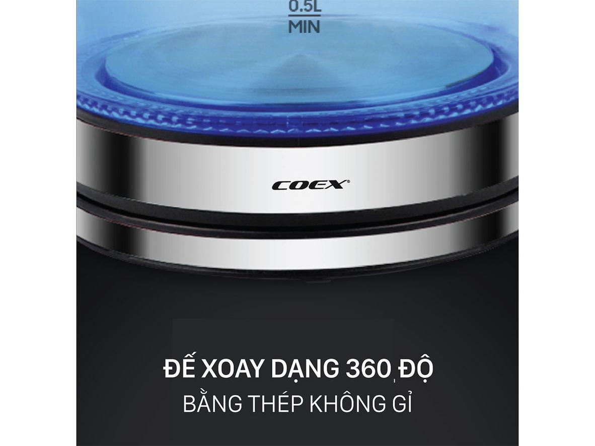 Công suất 1500W — đun sôi nhanh