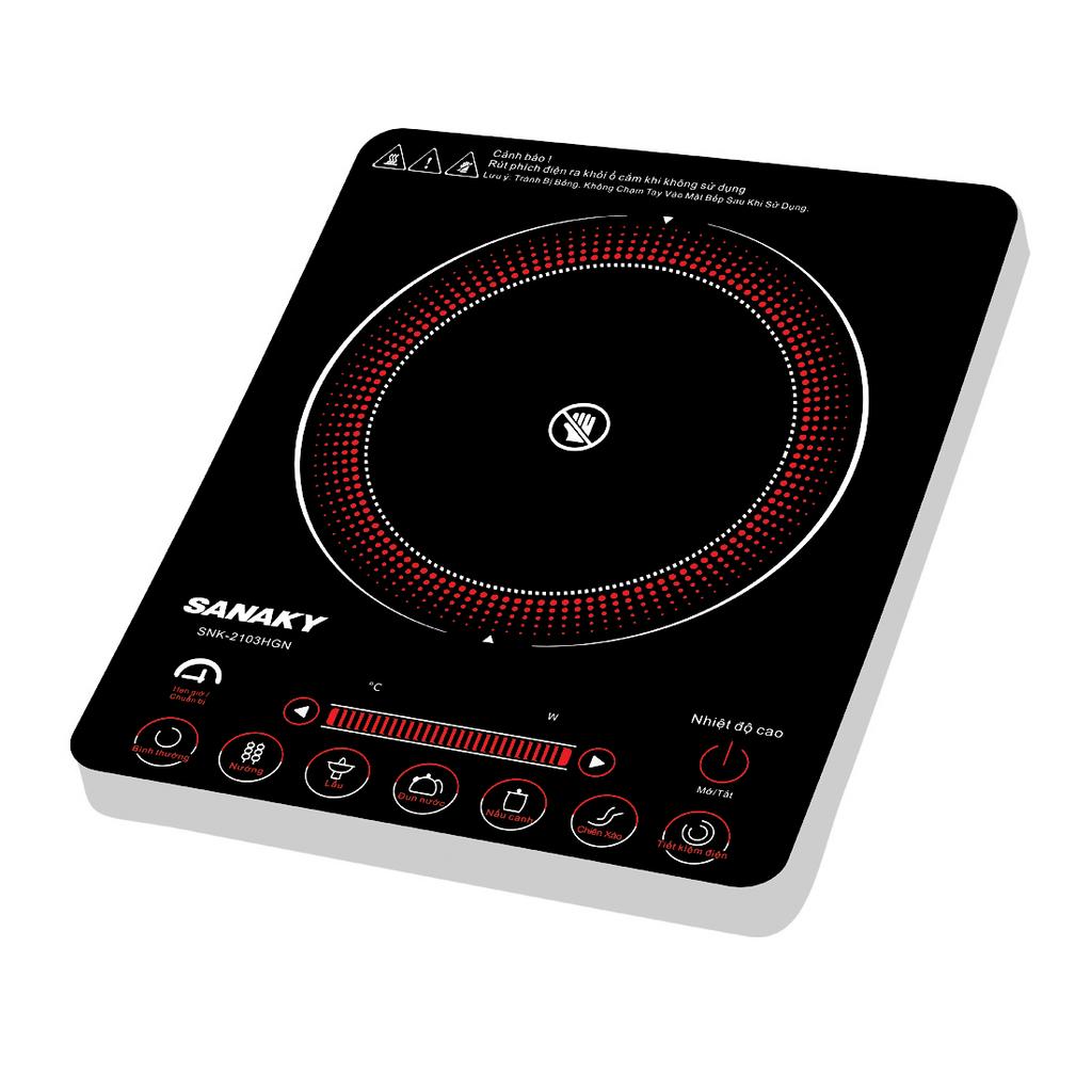 Công suất lớn 2000W cho nấu nhanh.