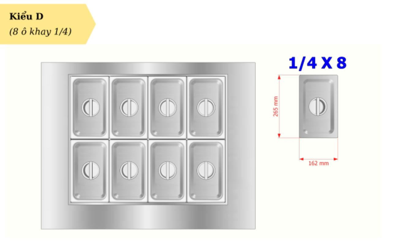 Công suất 260W & gas R134A — vận hành hiệu quả cho quán nhỏ.
