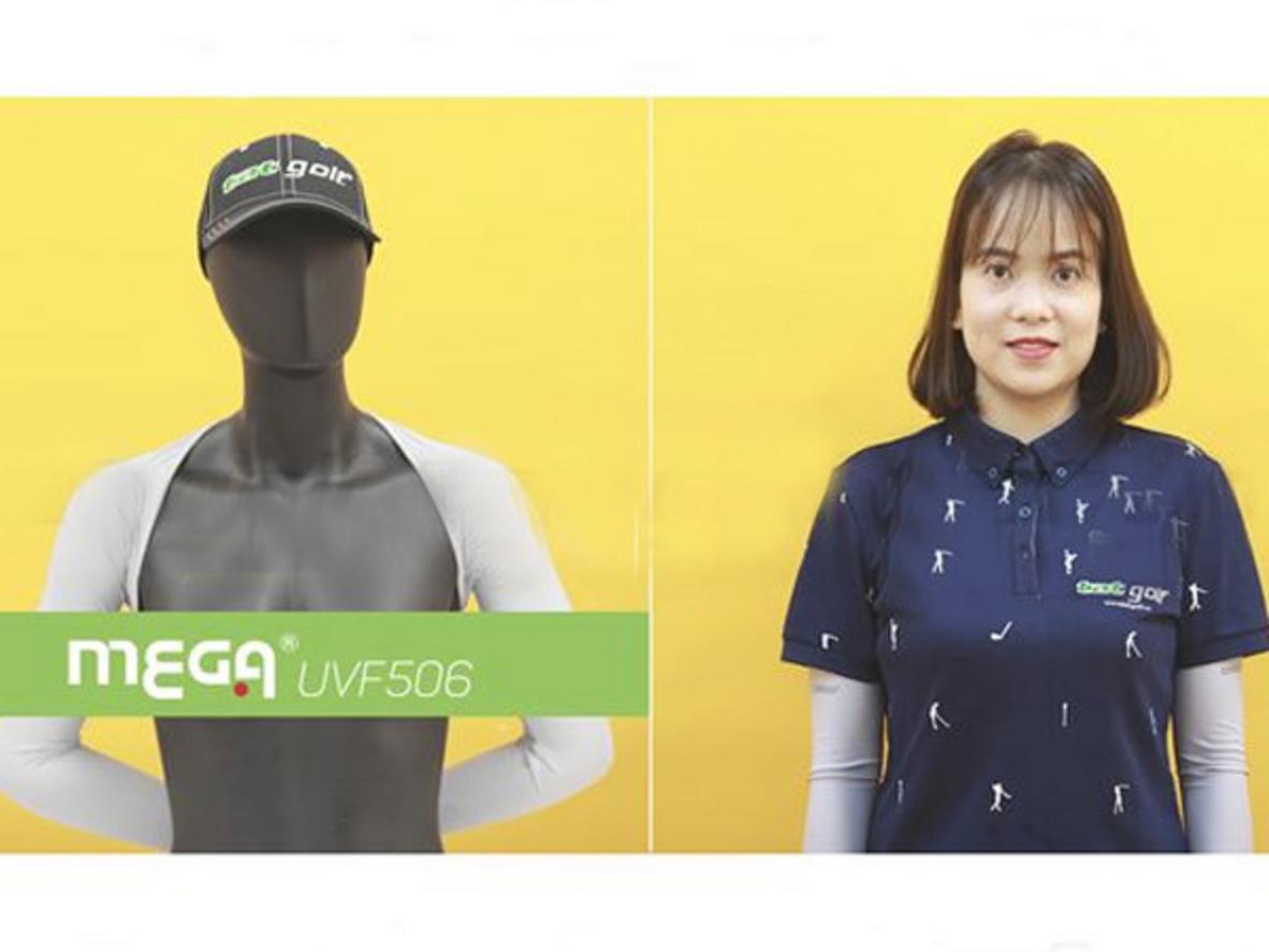 Vải Cool Microfiber mát lạnh, thoáng khí.