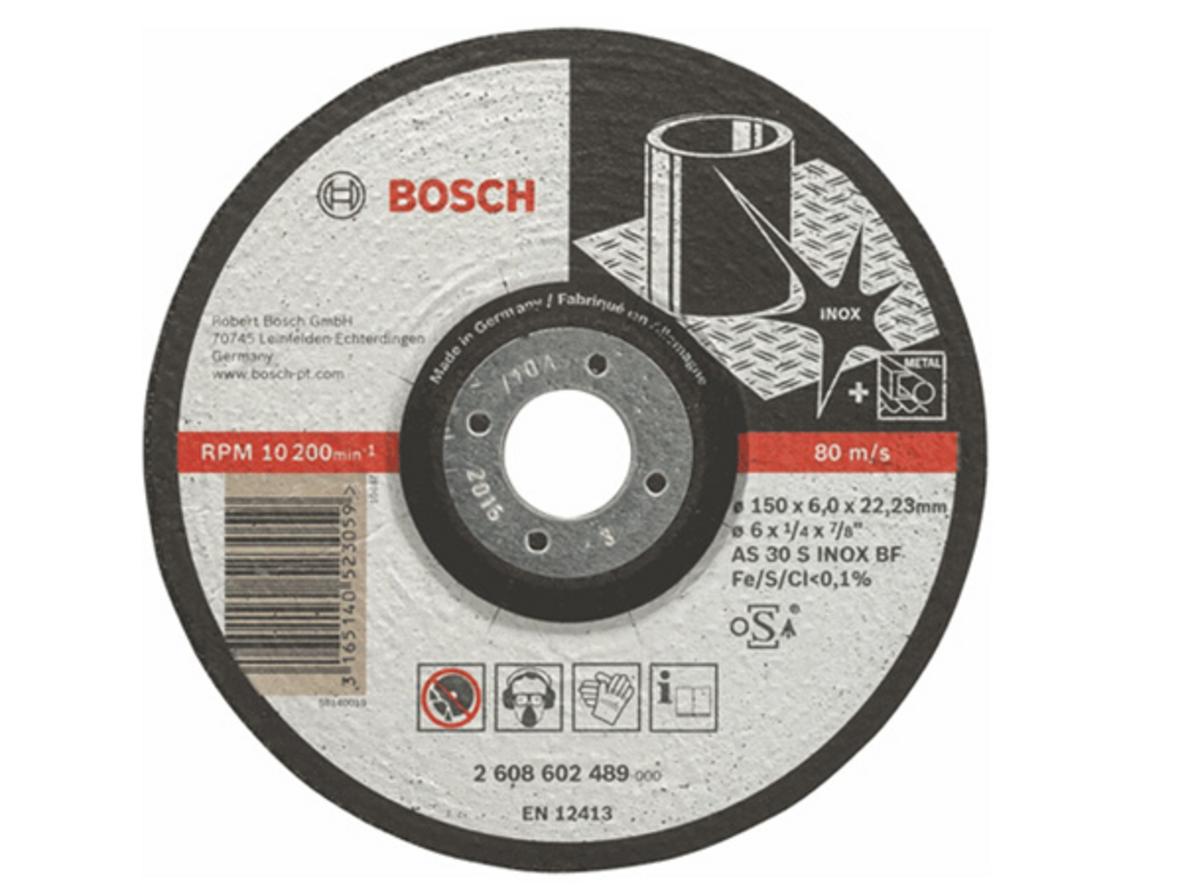 Tổng quan Đá mài inox 150x6x22.23mm Bosch 2608602489