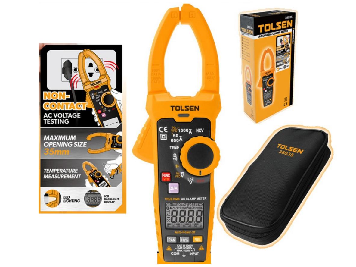 NCV, đo nhiệt độ -20°C ÷ 1000°C, tần số, điện dung — thật đa dụng.