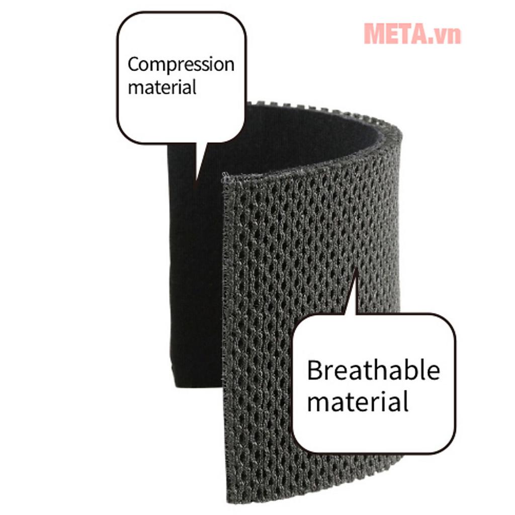 Miếng đệm P‑Tech giảm áp lực dưới xương bánh chè.