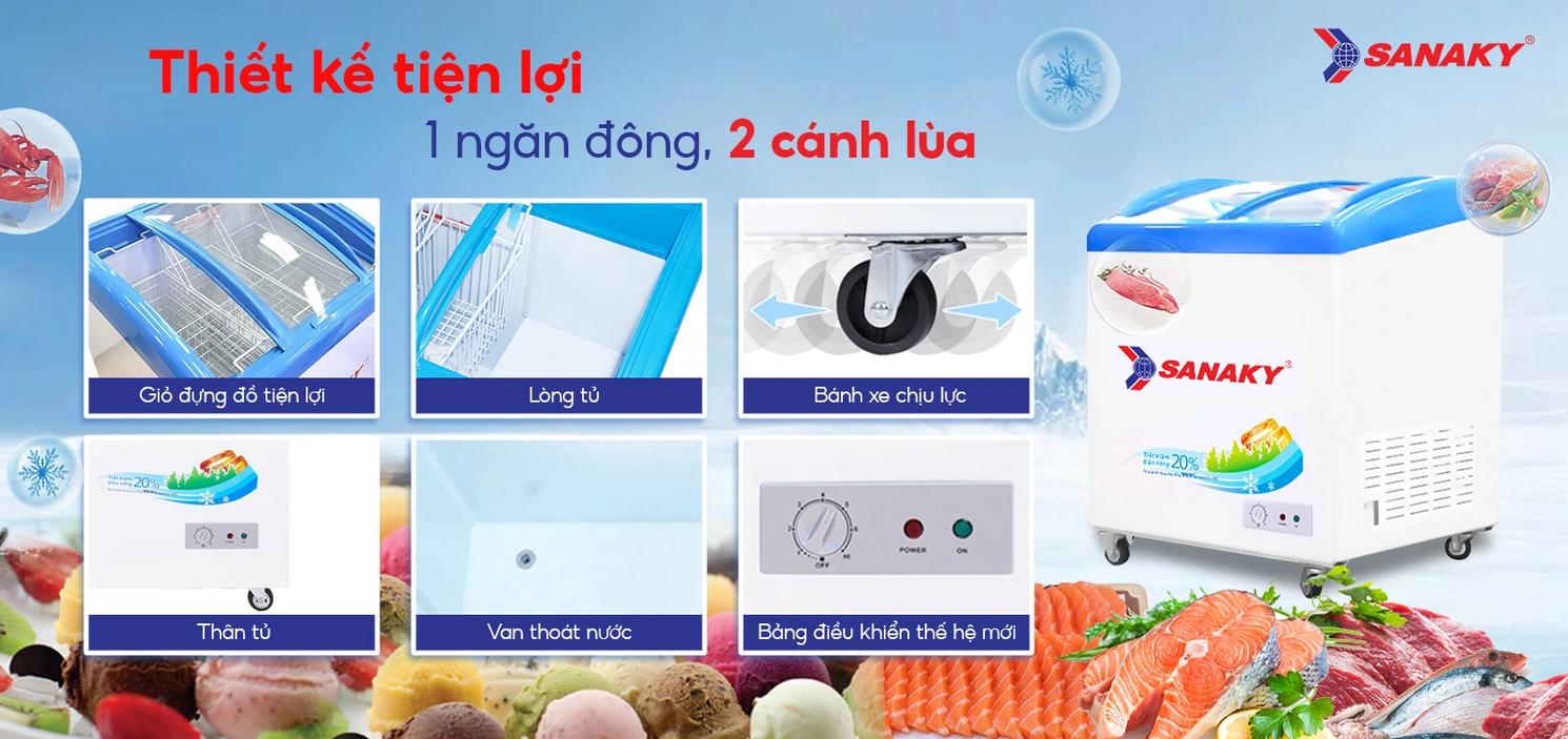 Cận cảnh dàn lạnh ống đồng của VH-2899K — làm lạnh sâu và ổn định mỗi ngày; minh họa sương đá bên trong ngăn đông để chứng minh hiệu quả làm lạnh; image style: close-up, high-detail; background: workshop setting; lighting: cool, crisp; color tone: blue-white; focal on copper coil; include slight frost effect.