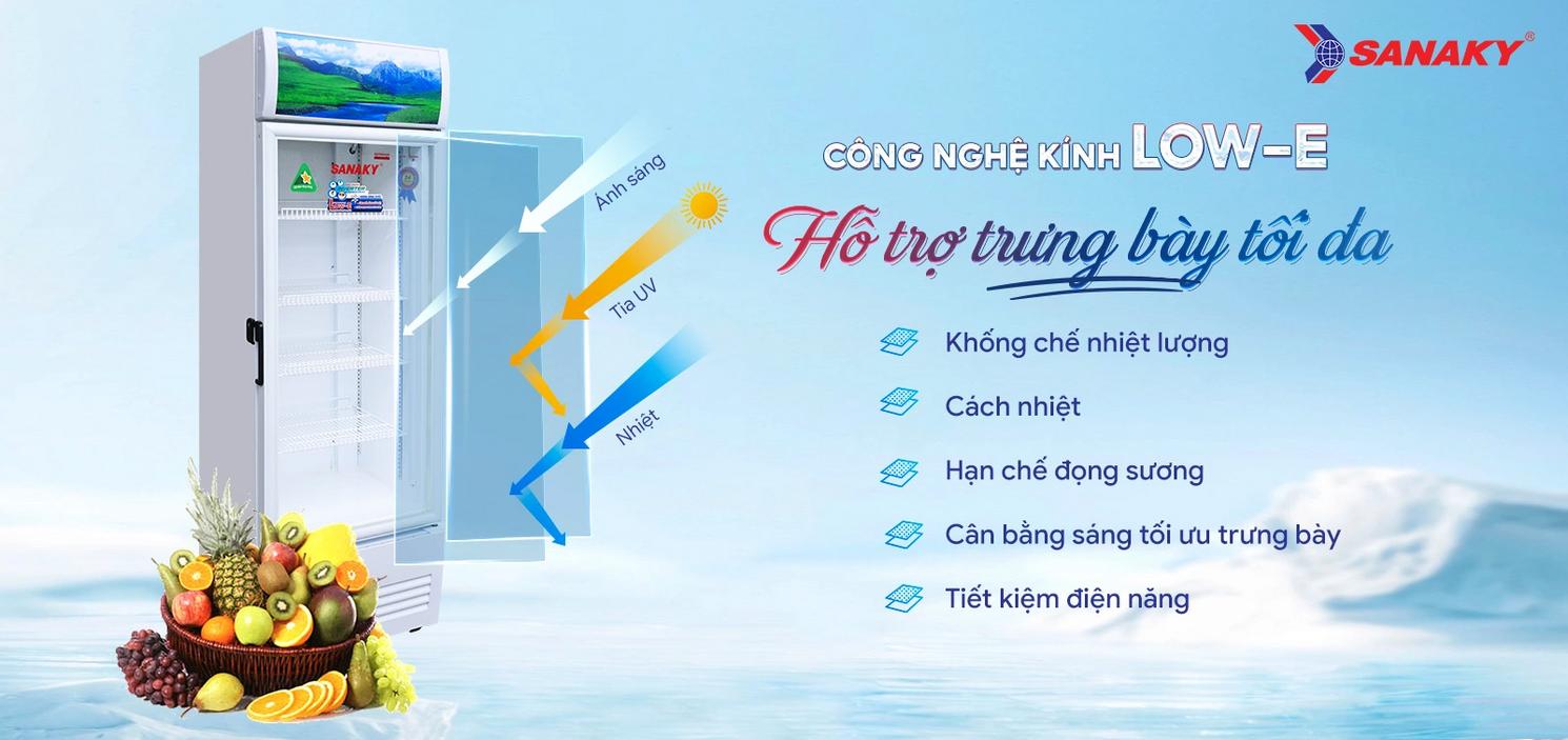 Dàn lạnh đồng và No‑frost — làm lạnh nhanh, bền bỉ, ít bảo trì.