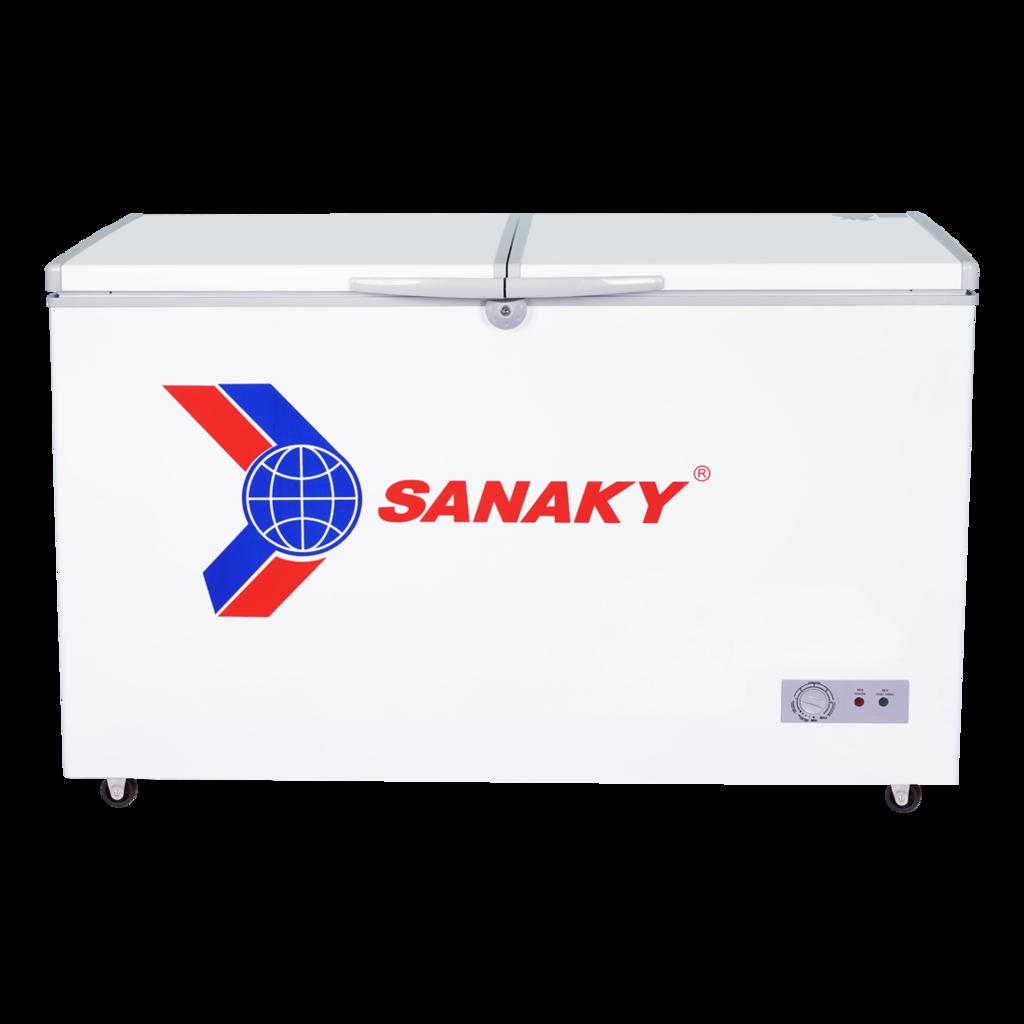 Dàn lạnh nhôm & công nghệ 360° cho hơi lạnh đều khắp lòng tủ, giảm đóng tuyết trên thực phẩm tổ hợp.