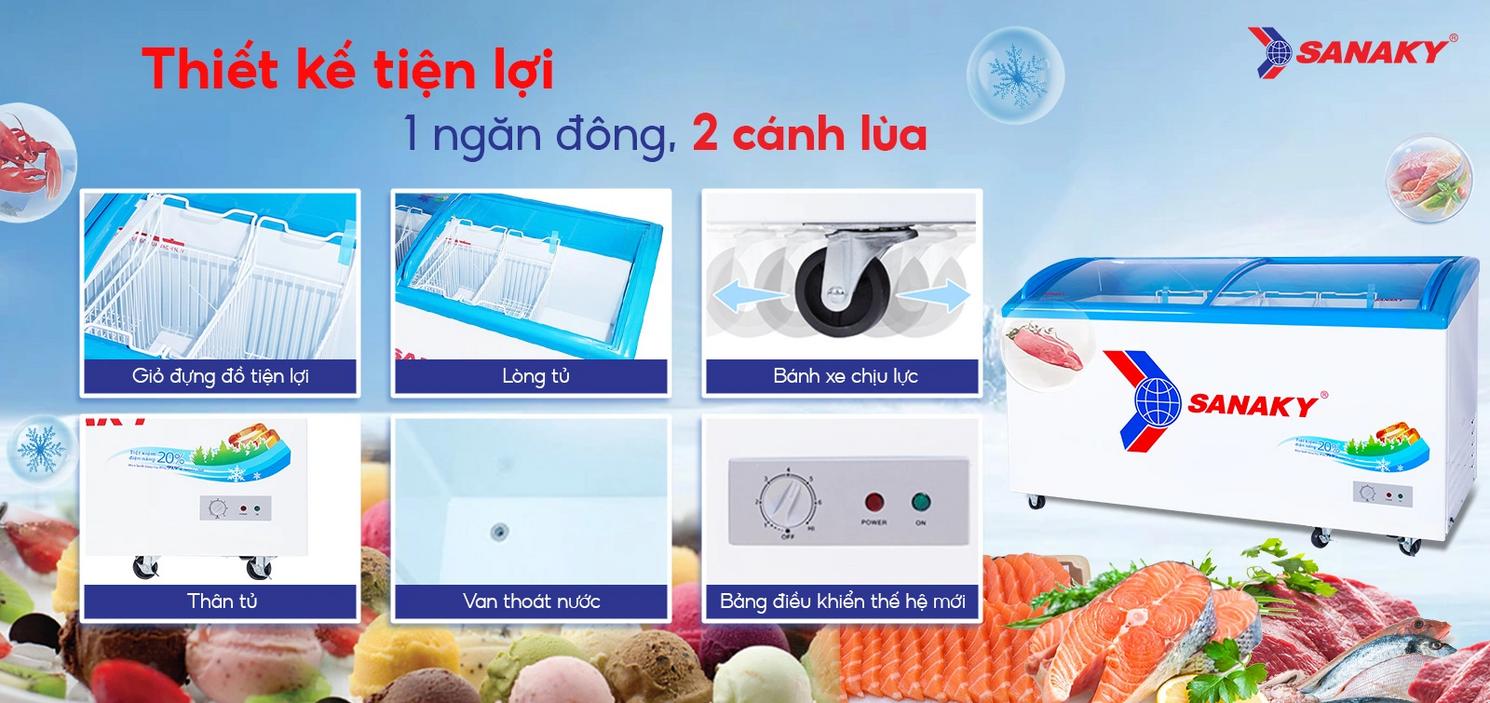 Dàn lạnh ống đồng của VH-6899K giúp làm lạnh nhanh và bền bỉ khi sử dụng thương mại lâu dài (ảnh minh hoạ).','imagePrompt':'Close-up photo of copper evaporator coils and compressor area, clean and industrial-grade, highlighting durability.