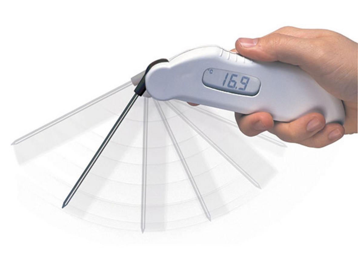 Đầu dò AISI 316 gập gọn — thoải mái mang theo, dễ vệ sinh.