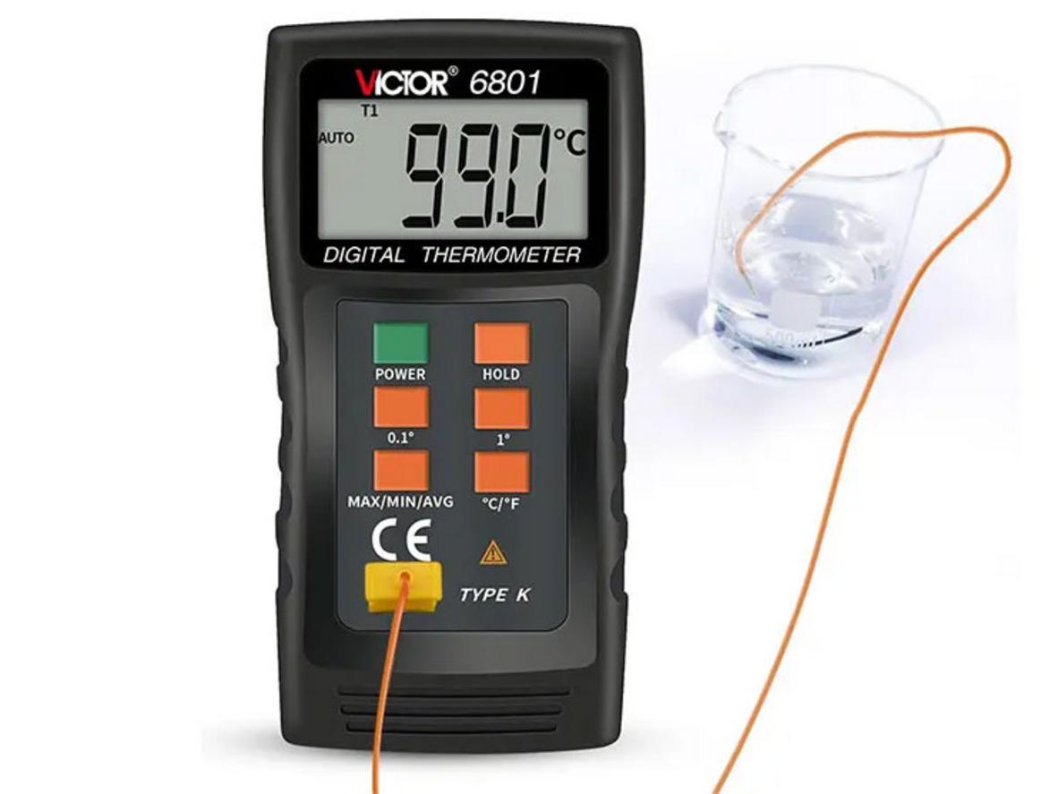 Đầu dò K‑type: linh hoạt, dễ thay.