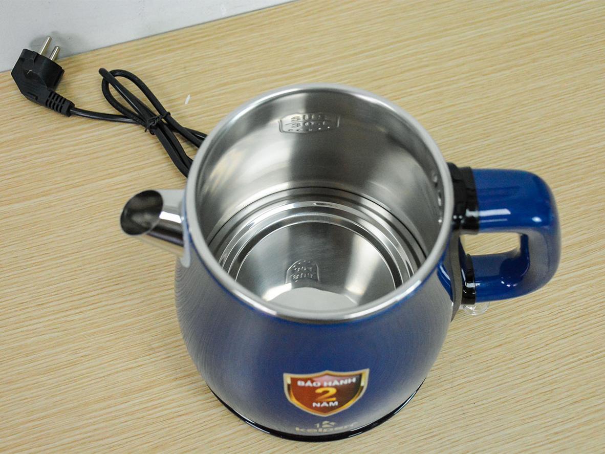 Ruột inox 304 dễ vệ sinh, giữ sạch và bền lâu.