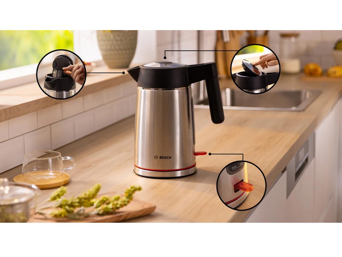 Đế xoay 360° và thước đo mực nước cho thao tác nhanh gọn.