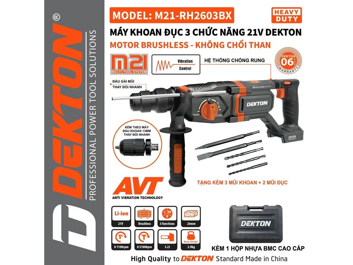 Động cơ Brushless giảm mài mòn và tiết kiệm pin