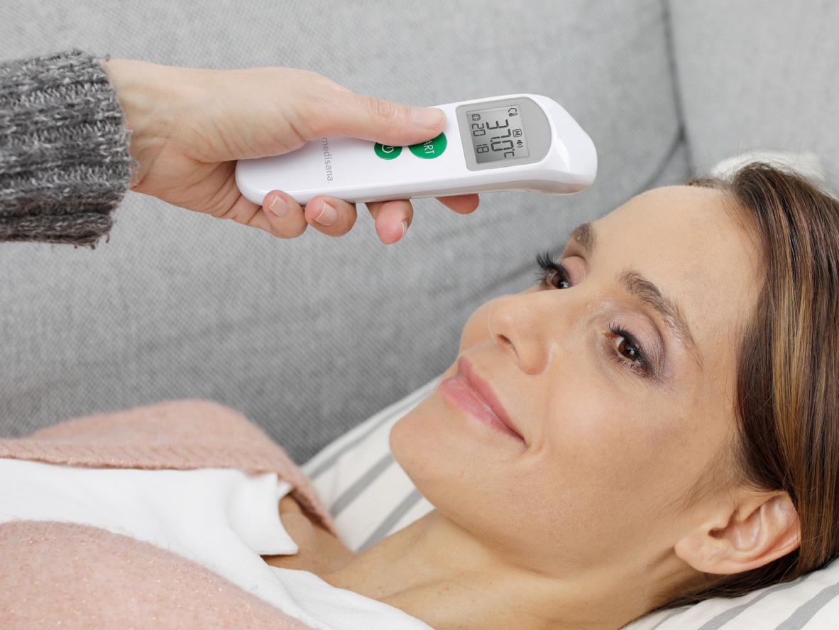 Đo bề mặt và nhiệt độ phòng — kiểm tra sữa và môi trường ngủ.