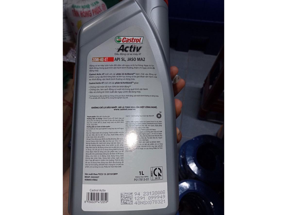 So sánh độ nhớt 20W-40 và 20W-50