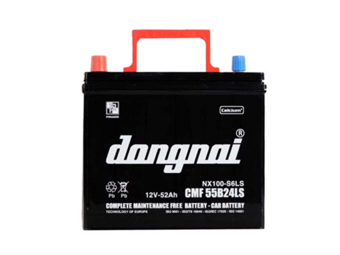Ắc quy khô Đồng Nai CMF 55B24LS — gọn nhẹ, miễn bảo dưỡng, phù hợp xe gia đình.