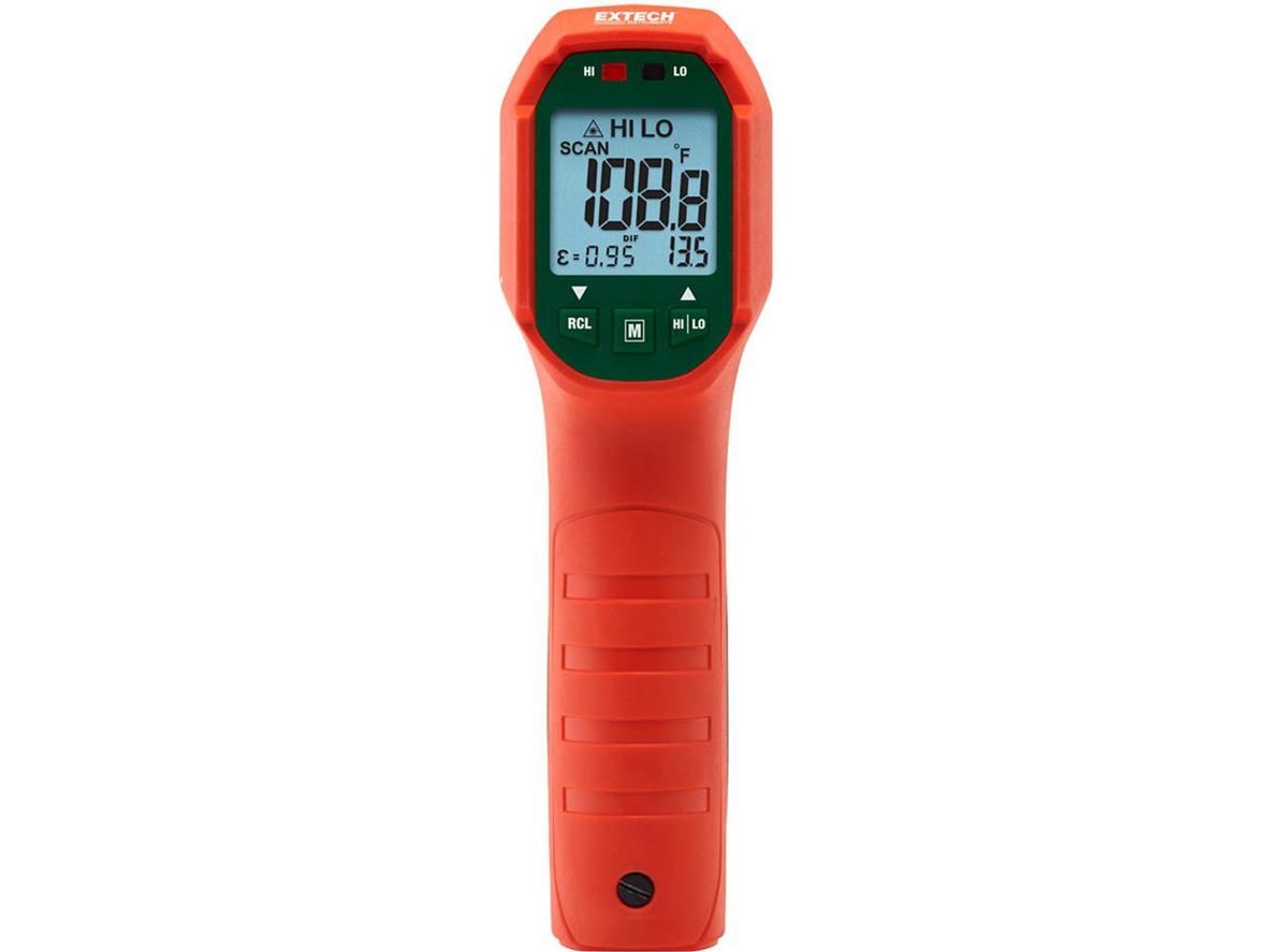 Dual-laser và D:S 12:1 giúp đo chính xác từ xa.