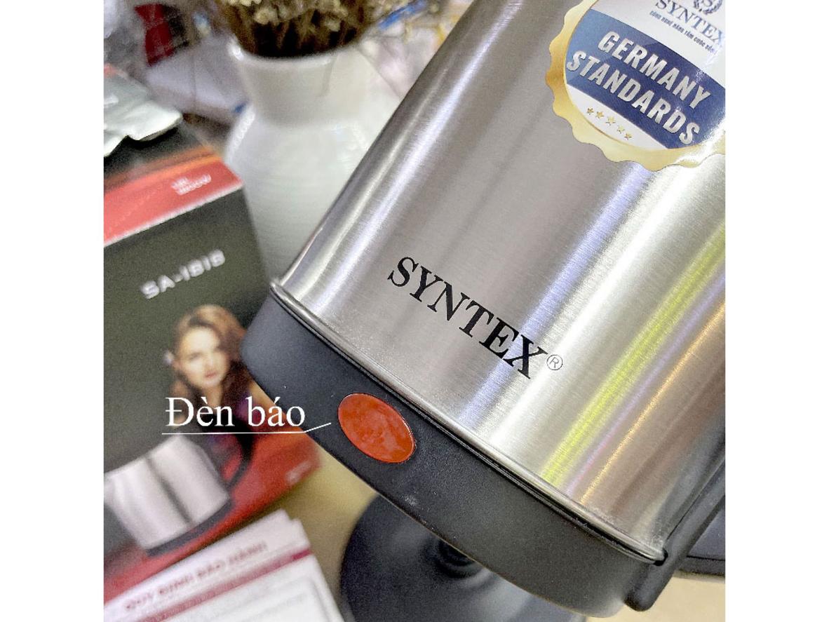 1800W giúp đun 1.8L trong ~5–7 phút.