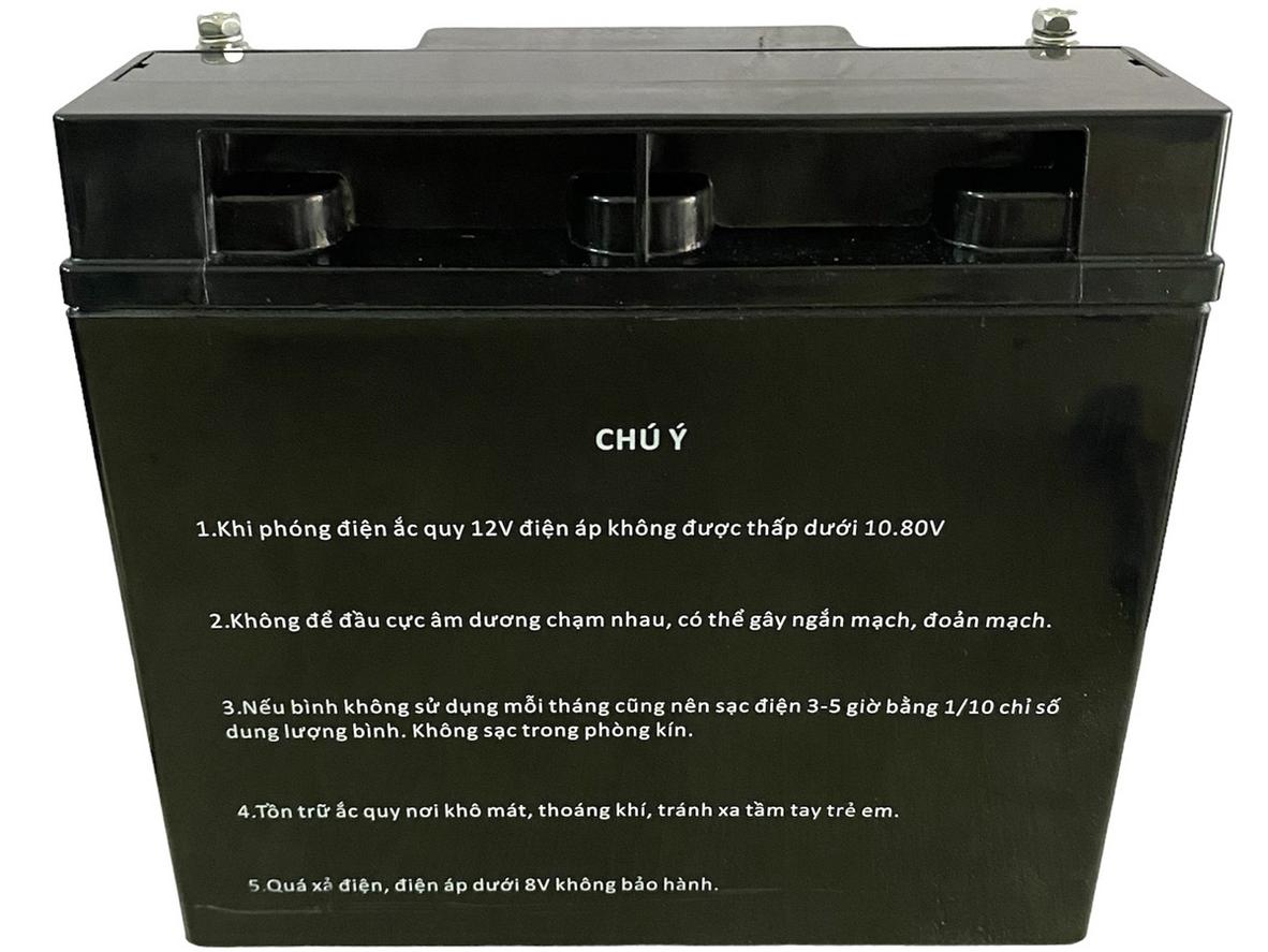 17Ah — phù hợp cho UPS gia đình, loa kéo và các hệ thống lưu điện nhỏ.