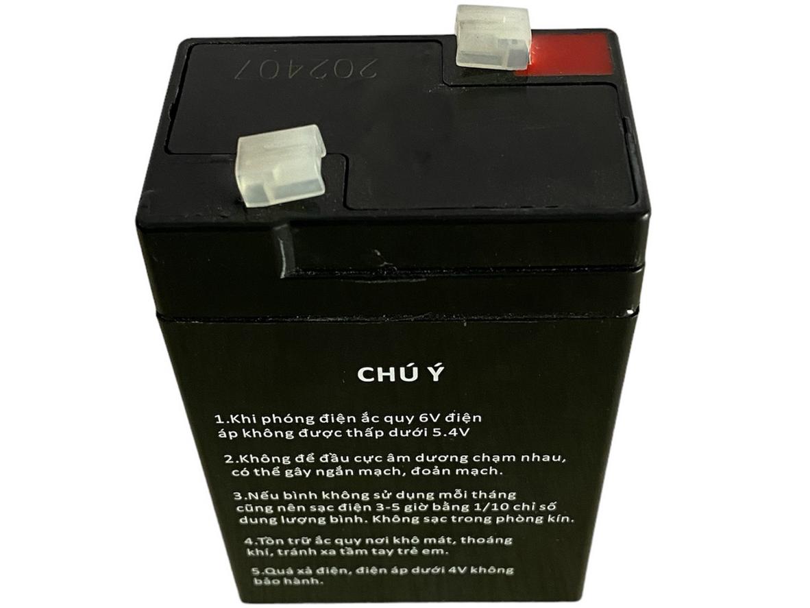 5Ah đủ để duy trì đèn khẩn cấp và thiết bị nhỏ trong giờ khắc cần thiết.