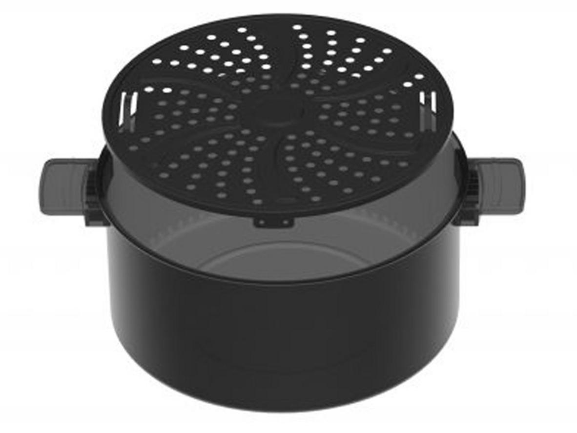 5.5L đủ cho bữa ăn 3–5 người, công suất 1500W nấu nhanh.