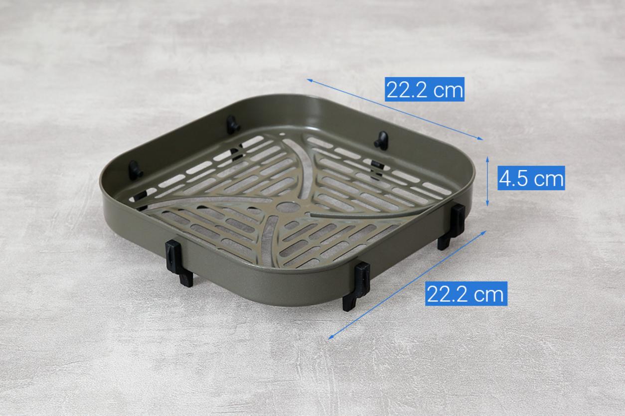 6 lít đủ cho gà 1.2kg, nấu nhanh nhờ 1.800W