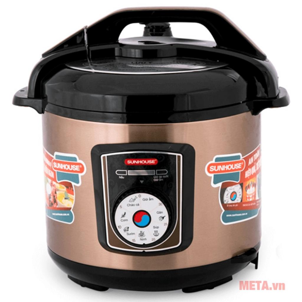 Dung tích 6 lít — phù hợp cho gia đình 4–6 người