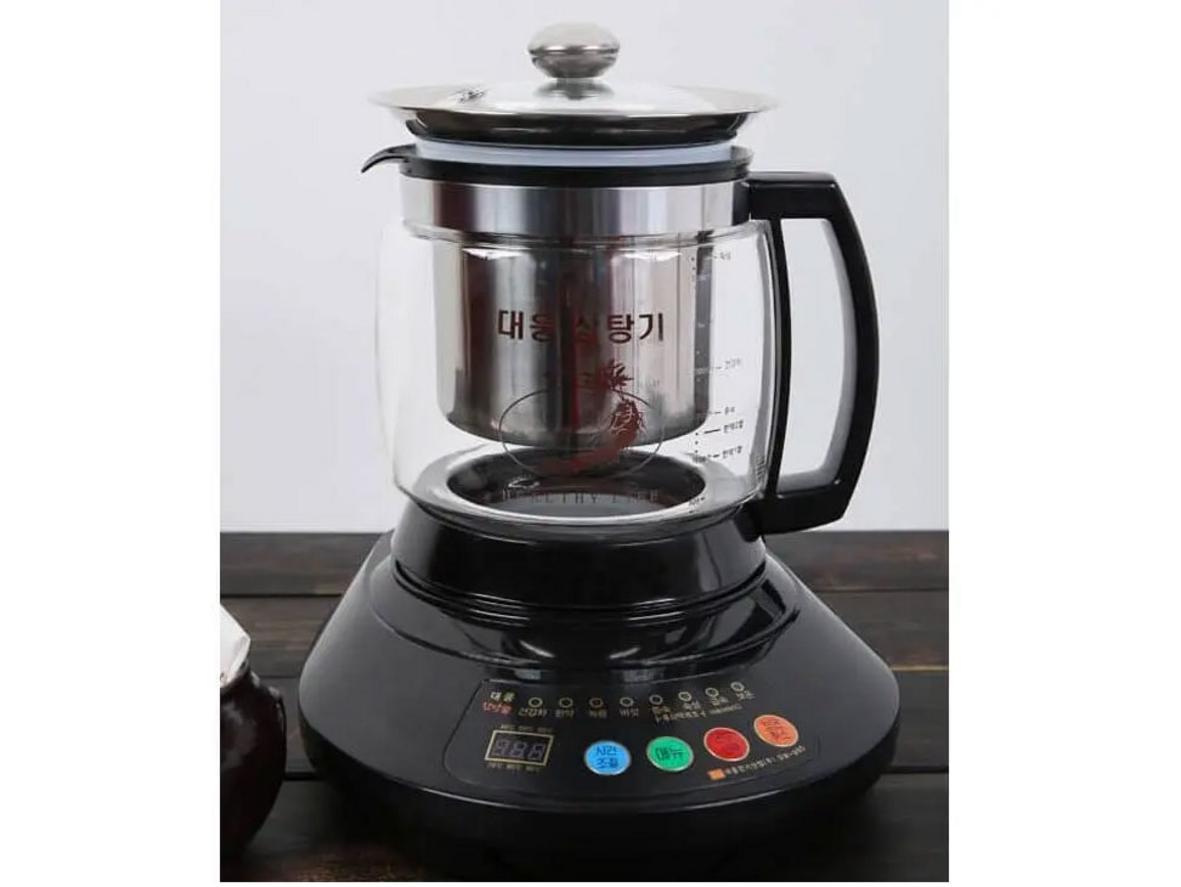 Bộ lọc Inox 316 và tay cầm cách nhiệt của Daewoong DW-990