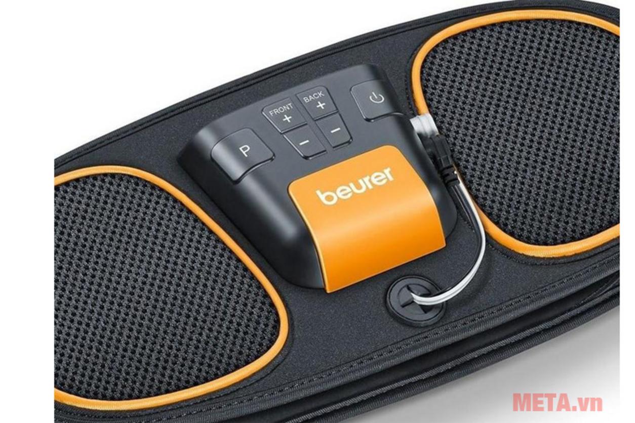 4 điện cực carbon — không cần gel, tiếp xúc ổn định